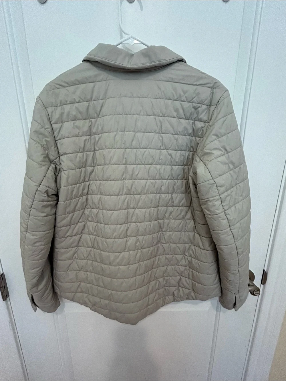 Lululemon Minimalist Casual Gray Reversible Quilted Jacket Size 8 Medium